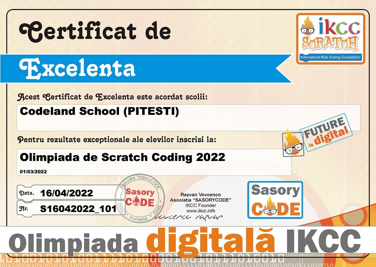 Fetele ocupă primele poziții în cadrul Olimpiadei de Scratch Coding 2022