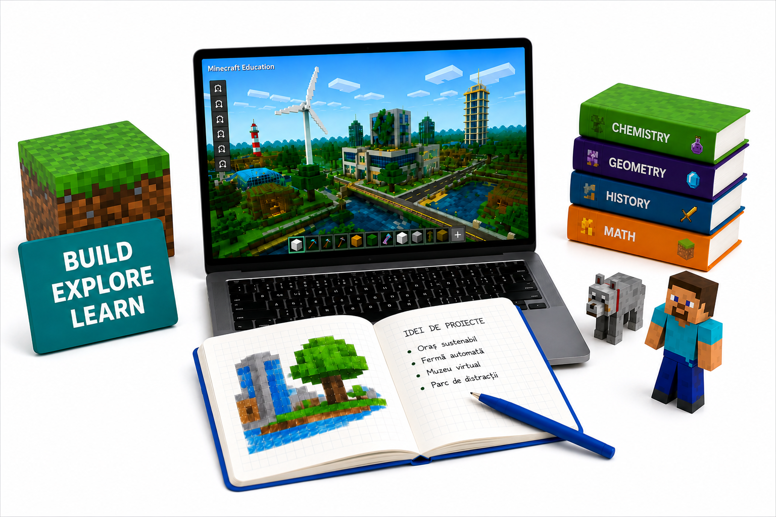 Minecraft Education Logo