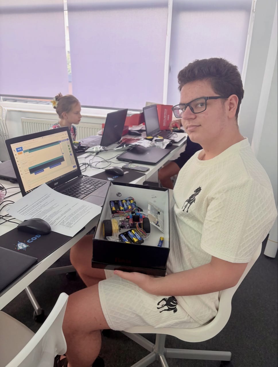 Ne pregătim pentru etapa a doua a Concursului Național de Robotică NEXTLAB – fotografie 6