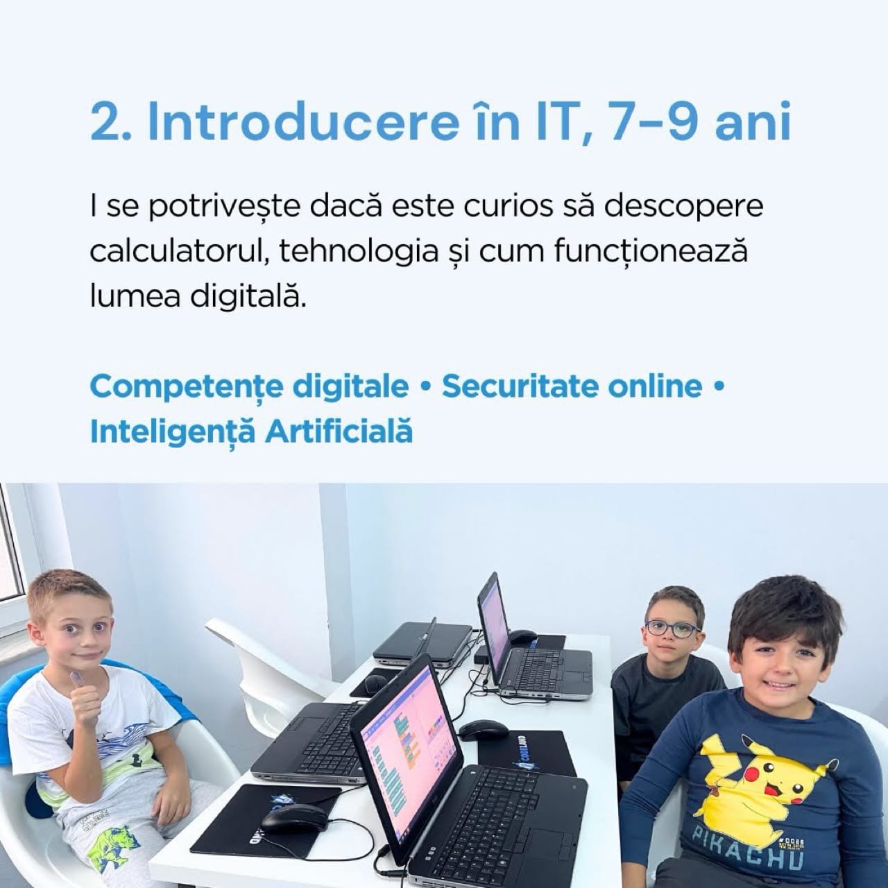 Ce curs i se potrivește copilului meu? – fotografie 3