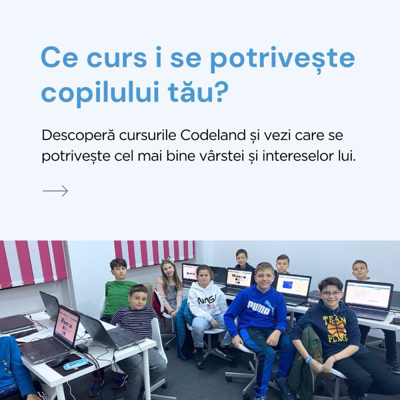 Ce curs i se potrivește copilului meu? – fotografie 1